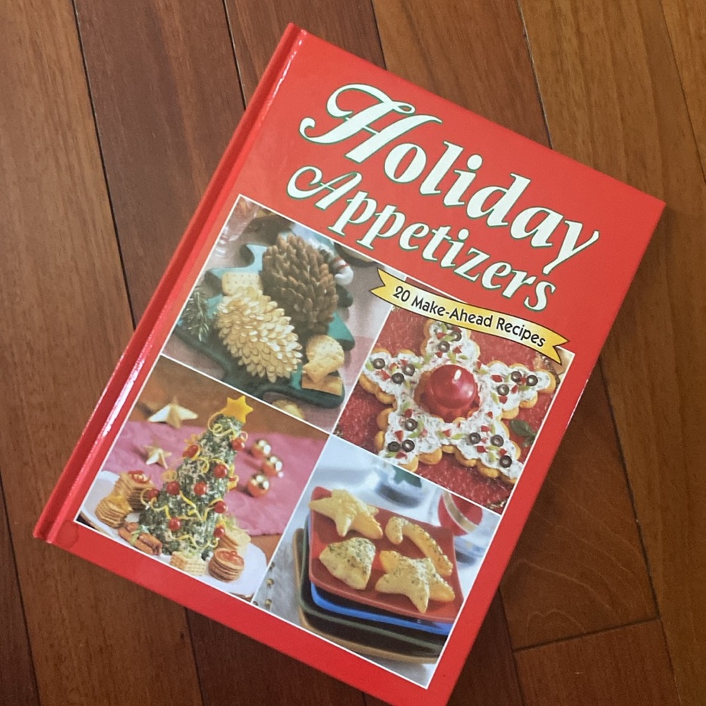 Holiday Appetizers Cookbook coffee table book